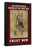 Enlist Now-null-Framed Poster