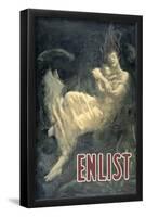 Enlist-null-Framed Poster