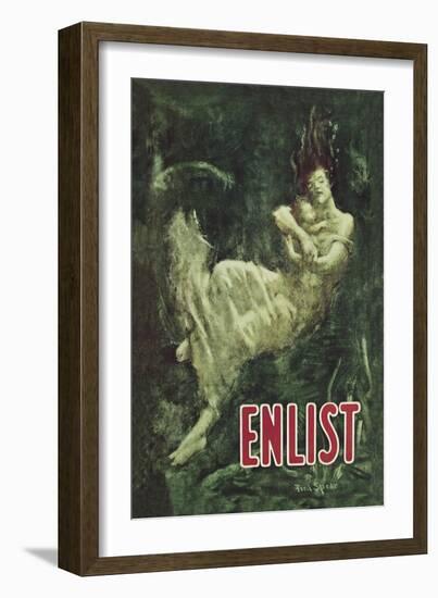 Enlist-Fred Spear-Framed Art Print
