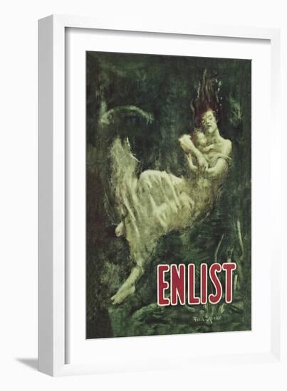 Enlist-Fred Spear-Framed Art Print