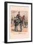 Enlisted Men, Cavalry and Infantry in Full Dress-H.a. Ogden-Framed Art Print