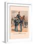 Enlisted Men, Cavalry and Infantry in Full Dress-H.a. Ogden-Framed Art Print