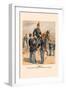 Enlisted Men, Cavalry and Infantry in Full Dress-H.a. Ogden-Framed Art Print