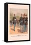 Enlisted Men, Staff and Artillery in Full Dress-H.a. Ogden-Framed Stretched Canvas