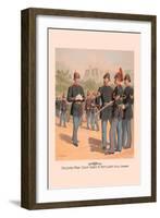 Enlisted Men, Staff and Artillery in Full Dress-H.a. Ogden-Framed Art Print