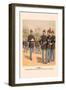 Enlisted Men, Staff and Artillery in Full Dress-H.a. Ogden-Framed Art Print