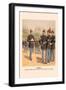 Enlisted Men, Staff and Artillery in Full Dress-H.a. Ogden-Framed Art Print