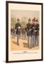 Enlisted Men, Staff and Artillery in Full Dress-H.a. Ogden-Framed Art Print