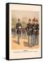 Enlisted Men, Staff and Artillery in Full Dress-H.a. Ogden-Framed Stretched Canvas