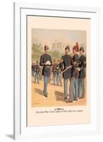 Enlisted Men, Staff and Artillery in Full Dress-H.a. Ogden-Framed Art Print