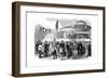 Enlisting Irish and German Emigrants on the Battery, New York, USA, 1864-M Jackson-Framed Giclee Print