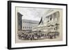 Enlistment of Volunteers into the National Guard, Place Du Pantheon, Paris, 1870-1871-null-Framed Giclee Print