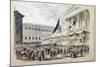 Enlistment of Volunteers into the National Guard, Place Du Pantheon, Paris, 1870-1871-null-Mounted Giclee Print