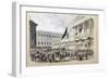 Enlistment of Volunteers into the National Guard, Place Du Pantheon, Paris, 1870-1871-null-Framed Giclee Print