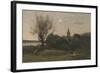 Ennery Near Auvers-Jean-Baptiste-Camille Corot-Framed Giclee Print