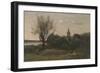 Ennery Near Auvers-Jean-Baptiste-Camille Corot-Framed Giclee Print