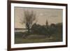 Ennery Near Auvers-Jean-Baptiste-Camille Corot-Framed Giclee Print