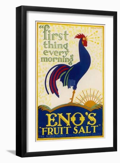 Eno's Cockerel-null-Framed Art Print