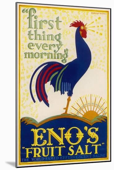 Eno's Cockerel-null-Mounted Art Print