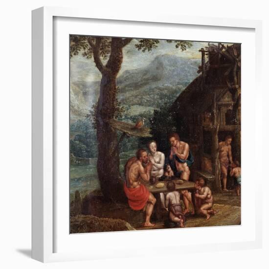 Enoch Family, 16th Century-Gillis Mostaert-Framed Giclee Print