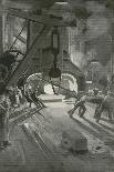 The 40-Ton Steam-Hammer at Work in Woolwich Arsenal-Enoch Ward-Framed Giclee Print