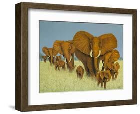 Enormous But Caring-Pat Scott-Framed Giclee Print
