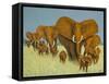 Enormous But Caring-Pat Scott-Framed Stretched Canvas
