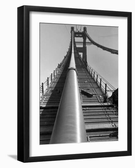 Enormous Cables that Supports a 6-Lane Highway, During Construction of Golden Gate Bridge-Peter Stackpole-Framed Photographic Print