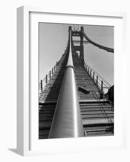 Enormous Cables that Supports a 6-Lane Highway, During Construction of Golden Gate Bridge-Peter Stackpole-Framed Photographic Print