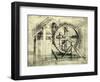 Enormous Wheel Weapon-Leonardo da Vinci-Framed Giclee Print