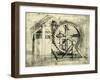 Enormous Wheel Weapon-Leonardo da Vinci-Framed Giclee Print