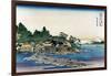 Enoshima in Sagami Province-Katsushika Hokusai-Framed Art Print