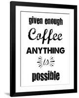 Enough Coffee-Erin Clark-Framed Giclee Print