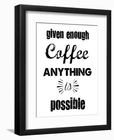 Enough Coffee-Erin Clark-Framed Giclee Print