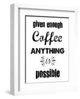 Enough Coffee-Erin Clark-Framed Giclee Print