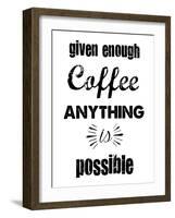 Enough Coffee-Erin Clark-Framed Giclee Print