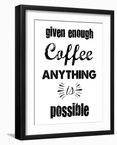 Enough Coffee-Erin Clark-Framed Giclee Print