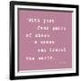 Enough Shoes-Maria Mendez-Framed Giclee Print