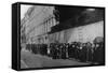 Enquirers at the British Consulate, Paris at Outbreak of WW1-null-Framed Stretched Canvas