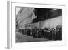 Enquirers at the British Consulate, Paris at Outbreak of WW1-null-Framed Photographic Print