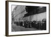 Enquirers at the British Consulate, Paris at Outbreak of WW1-null-Framed Photographic Print