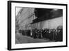 Enquirers at the British Consulate, Paris at Outbreak of WW1-null-Framed Photographic Print