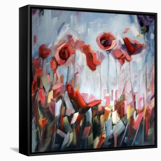 Enraptured-Holly Van Hart-Framed Stretched Canvas