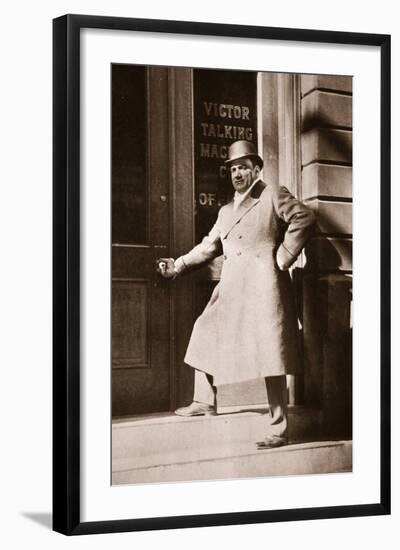 Enrico Caruso, November 6Th, 1909-null-Framed Photographic Print