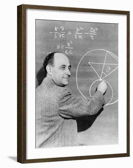 Enrico Fermi, Italian-American Physicist-null-Framed Photo