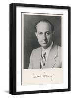 Enrico Fermi, Italian Physicist-null-Framed Art Print