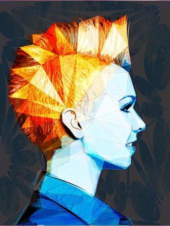 Girl with Mohawk