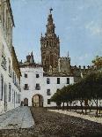 A Sunlit Square, Seville-Enrique Roldan-Mounted Giclee Print