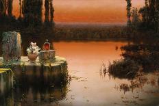 Flooded Ruins at Sunset-Enrique Serra-Giclee Print
