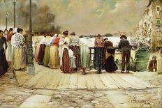 On the Bridge, 1893-Enrique Serra-Framed Giclee Print